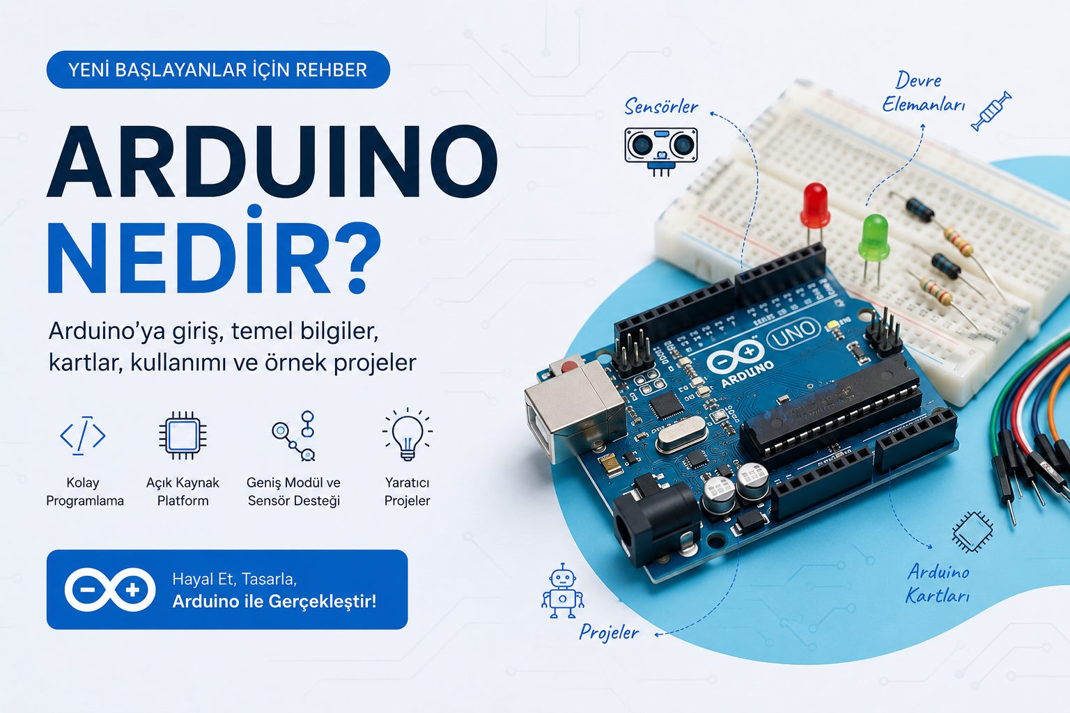 Arduino Nedir? Yeni Başlayanlar İçin Kapsamlı Rehber