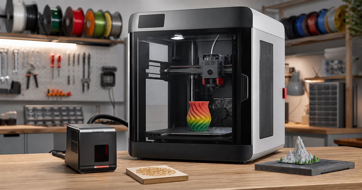 Bambu Lab H2S Full Combo Nedir? Hibrit 3D Baskı ve 10W Lazer Modülü Rehberi