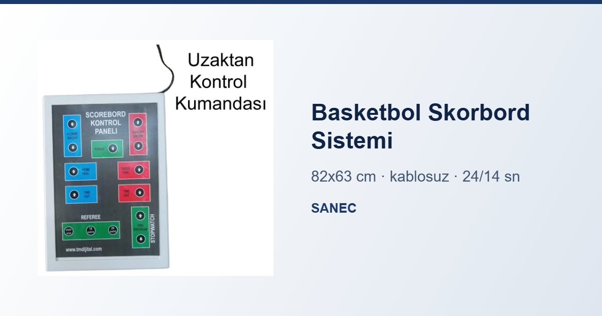 Basketbol Skorbordu Nedir? Taşınabilir Kablosuz Skor Tabelası Rehberi