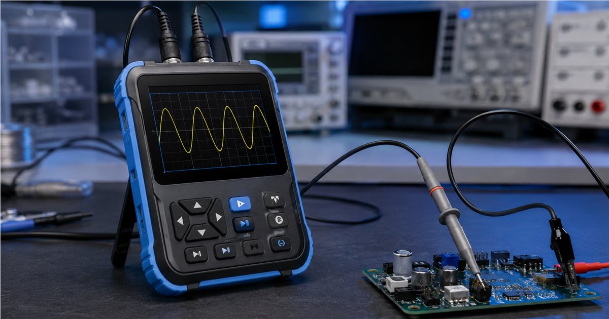FNIRSI DSO510 Mini Osiloskop Nedir? El Tipi Dijital Osiloskop Rehberi