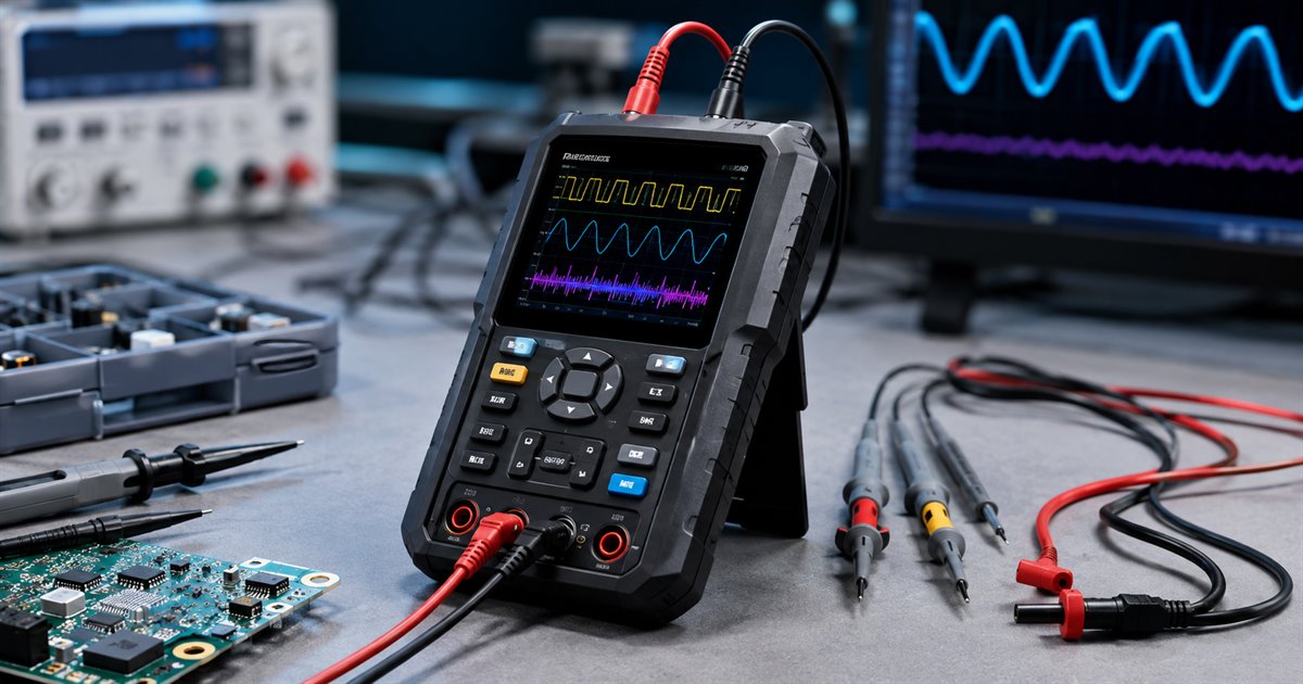 FNIRSI DST-210 Osiloskop Nedir? 3'ü 1 Arada El Tipi Ölçüm Cihazı Rehberi