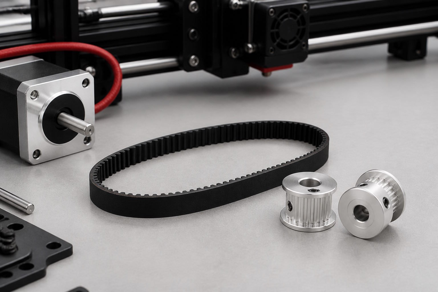 GT2 Kapalı Kayış 160mm Nedir? 3D Yazıcı ve CNC Sistemlerinde Kullanım Rehberi