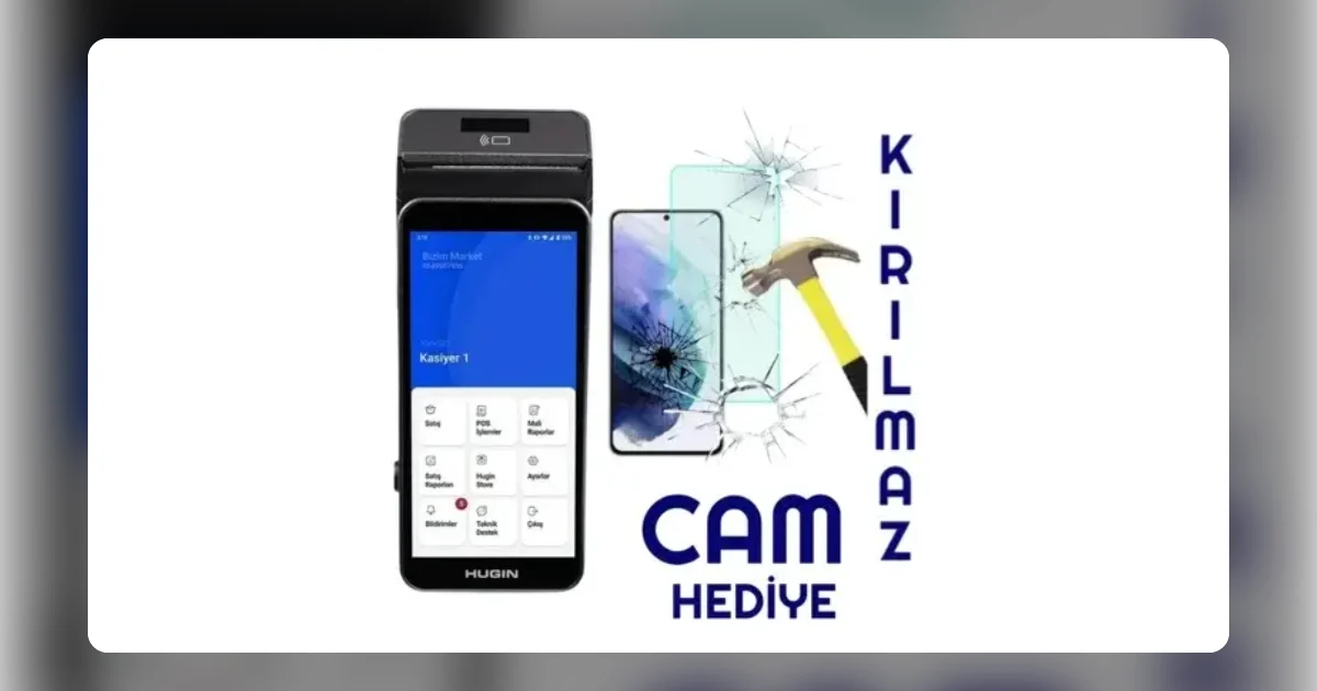 Hugin S1 Android Yazarkasa POS: 4G, Wi-Fi ve NFC ile Esnek Tahsilat