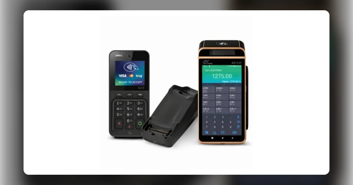 PAX A910SF + S210 Pinpad + B910SF Dock: Komple Kasa Ödeme Seti