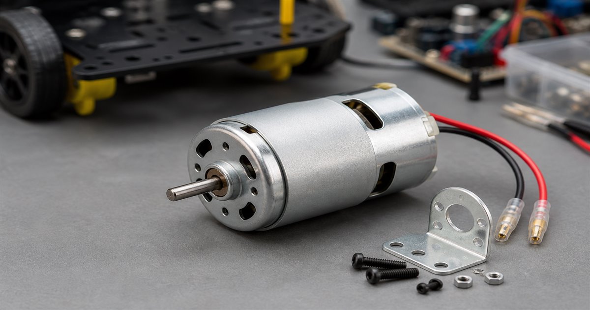 RS775 DC Motor 24V 6000RPM Nedir? Robotik ve Elektronik Projelerde Kullanımı