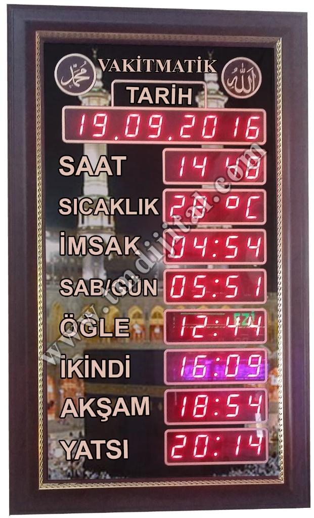 Prayer Times Sign (Vakitmatik)