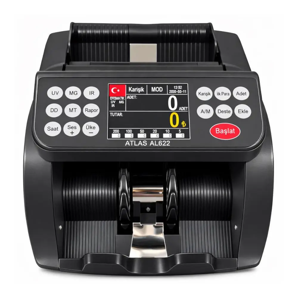 Atlas AL 622 / TL- Euro Kağıt Para Sayma Makinesi