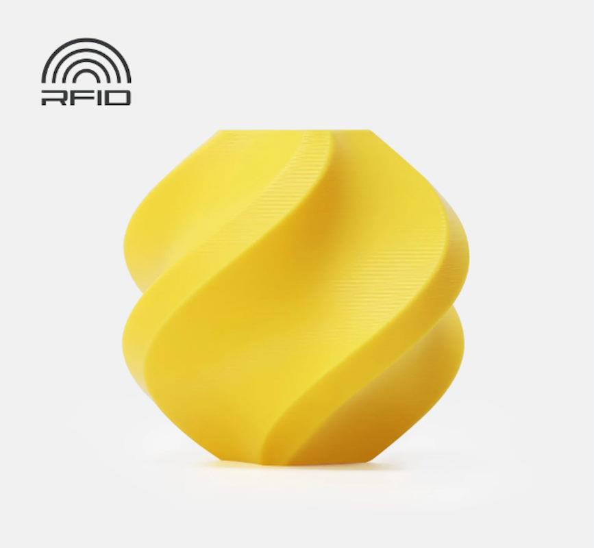 Bambu PA6 GF Yellow With Bambu Reusable Spool Bambu PA6 GF Yellow With Bambu Reusable Spool