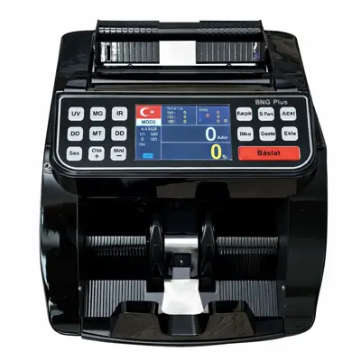 Bng Plus Mobil seyyar Şarjlı Para Sayma makinası TL / EURO