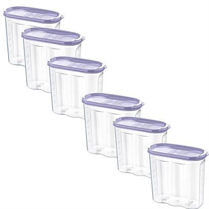 SANEC® 2 Kapaklı Ölçekli Erzak Kuru Gıda Saklama Kutusu Kabı 2,4 Litre SANEC® 2 Kapaklı Ölçekli Erzak Kuru Gıda Saklama Kutusu Kabı 2,4 Litre