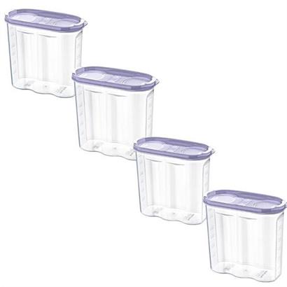 SANEC® 2 Kapaklı Ölçekli Erzak Kuru Gıda Saklama Kutusu Kabı 2,4 Litre SANEC® 2 Kapaklı Ölçekli Erzak Kuru Gıda Saklama Kutusu Kabı 2,4 Litre