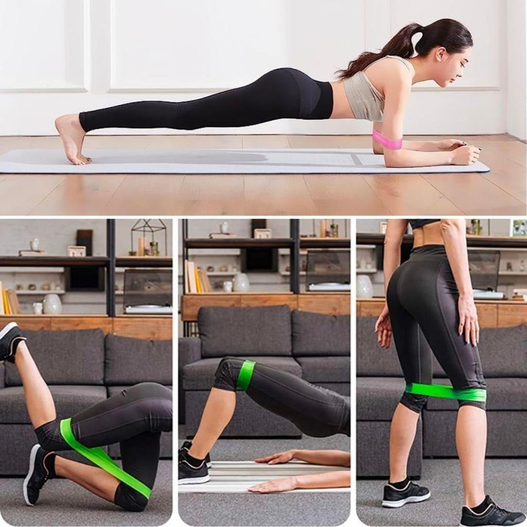 SANEC® 5li Egzersiz Direnç Bant Seti Pilates Crossfit Ekipmanları SANEC® 5li Egzersiz Direnç Bant Seti Pilates Crossfit Ekipmanları