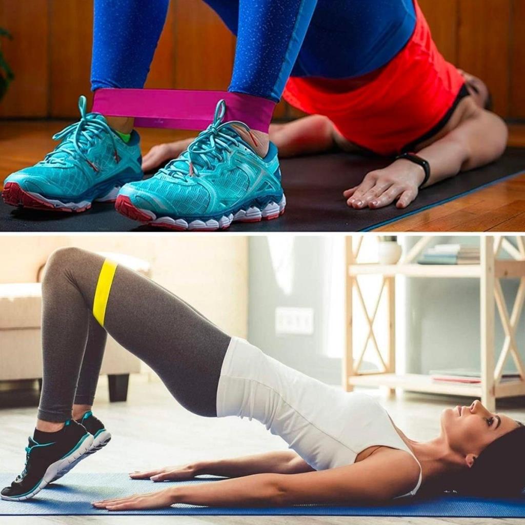 SANEC® 5li Egzersiz Direnç Bant Seti Pilates Crossfit Ekipmanları SANEC® 5li Egzersiz Direnç Bant Seti Pilates Crossfit Ekipmanları