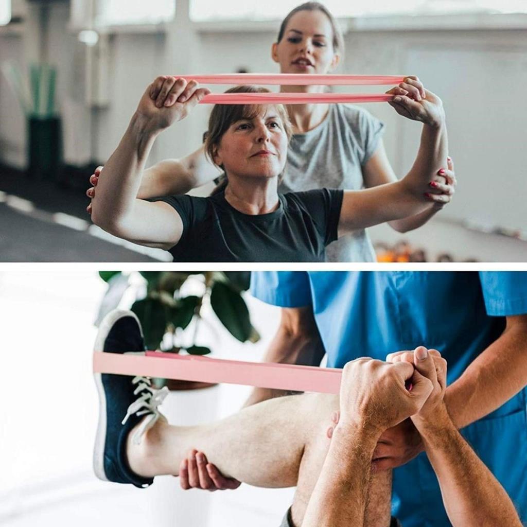 SANEC® 5li Egzersiz Direnç Bant Seti Pilates Crossfit Ekipmanları SANEC® 5li Egzersiz Direnç Bant Seti Pilates Crossfit Ekipmanları