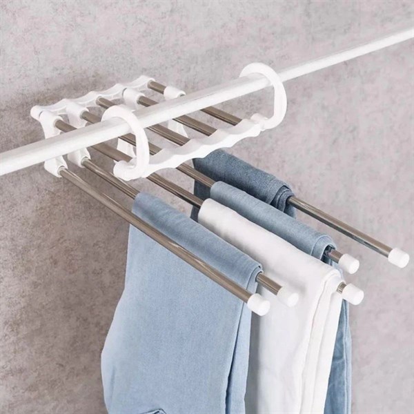 Hareketli Dolap İçi Pantolon Kravat Şal Askı Sistemi Düzenleyici Katmanlı Askılık Organizer Hareketli Dolap İçi Pantolon Kravat Şal Askı Sistemi Düzenleyici Katmanlı Askılık Organizer