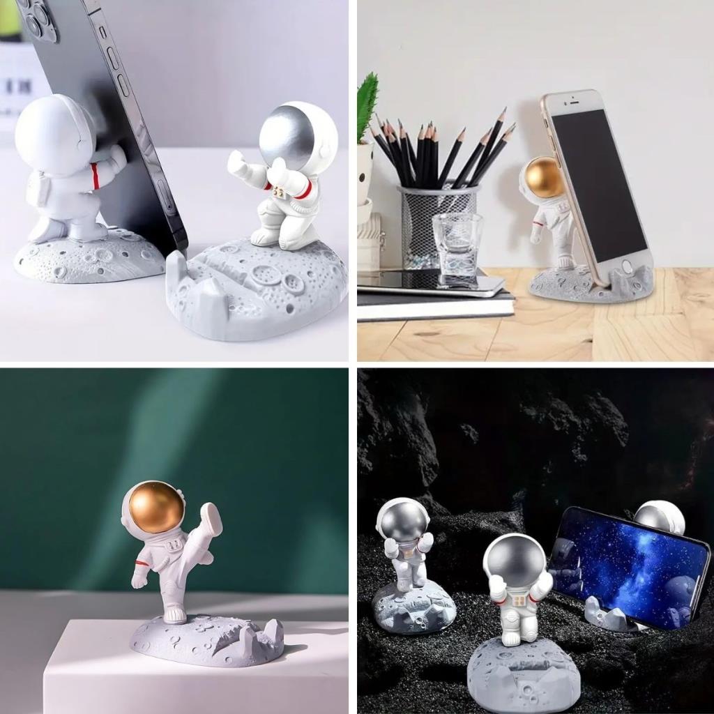 SANEC® Mini Astronot Model Telefon ve Tablet Tutucu Standı SANEC® Mini Astronot Model Telefon ve Tablet Tutucu Standı
