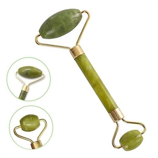SANEC® Özel Süngerli Kutusunda Kırılmaz Çift Taraflı 2li Cilt Yüz Masaj Aleti Jade Roller Yeşim Taş SANEC® Özel Süngerli Kutusunda Kırılmaz Çift Taraflı 2li Cilt Yüz Masaj Aleti Jade Roller Yeşim Taş