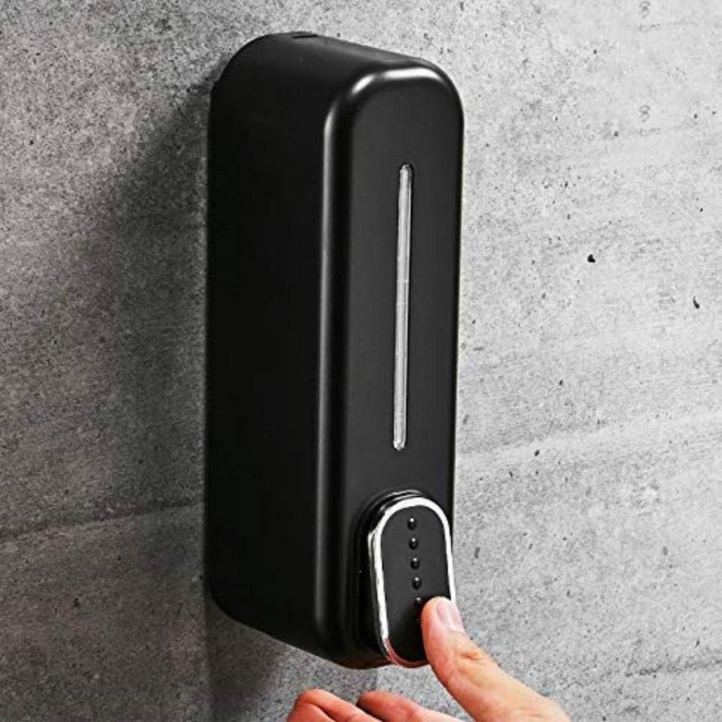 SANEC ® Siyah Duvara Monte Sıvı Sabunluk Dispenser 300 ml SANEC ® Siyah Duvara Monte Sıvı Sabunluk Dispenser 300 ml