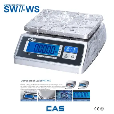 Cas Swıı-CWS Akülü Su Korumalı 6-15-30 KG