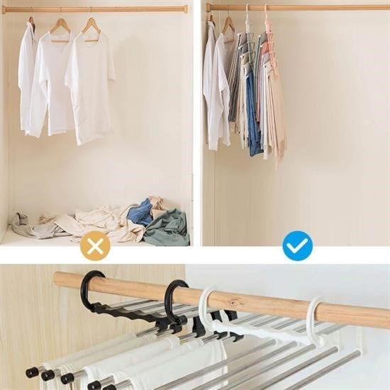 Hareketli Dolap İçi Pantolon Kravat Şal Askı Sistemi Düzenleyici Katmanlı Askılık Organizer Hareketli Dolap İçi Pantolon Kravat Şal Askı Sistemi Düzenleyici Katmanlı Askılık Organizer
