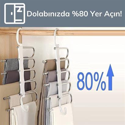 Hareketli Dolap İçi Pantolon Kravat Şal Askı Sistemi Düzenleyici Katmanlı Askılık Organizer Hareketli Dolap İçi Pantolon Kravat Şal Askı Sistemi Düzenleyici Katmanlı Askılık Organizer