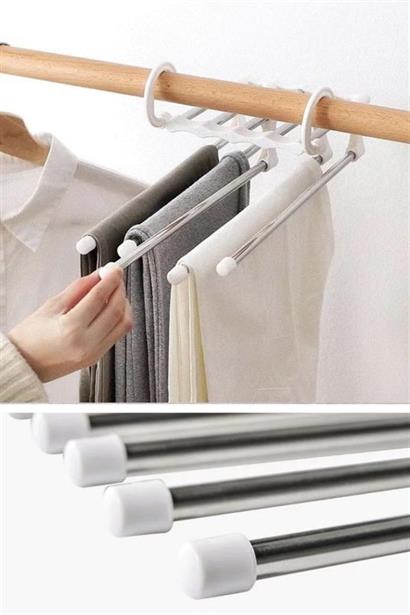 Hareketli Dolap İçi Pantolon Kravat Şal Askı Sistemi Düzenleyici Katmanlı Askılık Organizer Hareketli Dolap İçi Pantolon Kravat Şal Askı Sistemi Düzenleyici Katmanlı Askılık Organizer