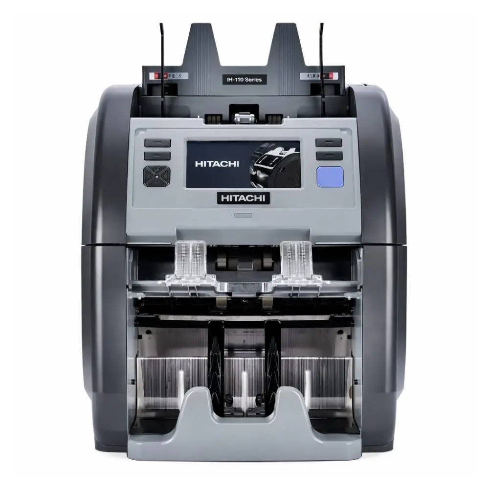 Hitachi-Hunter Ih-110 İki Katlı, 30 Ülke Kombinasyonlu Karışık Para Sayma Makinesi