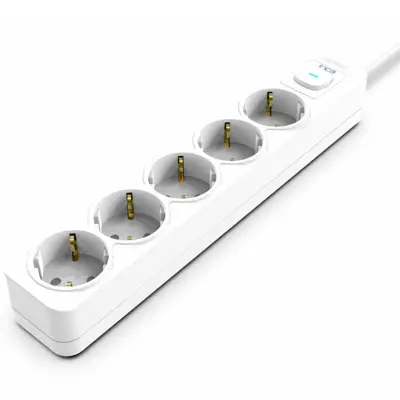 İnca Ipw-44gb 5 Port Akım Korumalı Led Tuşlu Priz 1.5m - Beyaz