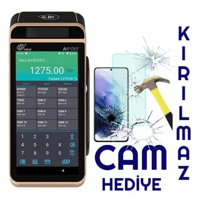 PAX A910SF Android Yazarkasa POS + Kırılmaz Cam Hediye