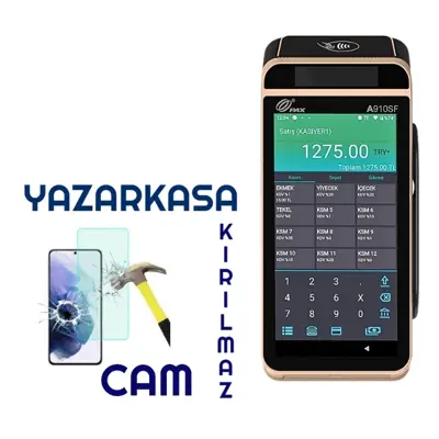 PAX A910SF Yazarkasa Kırılmaz Cam (NANO) - 