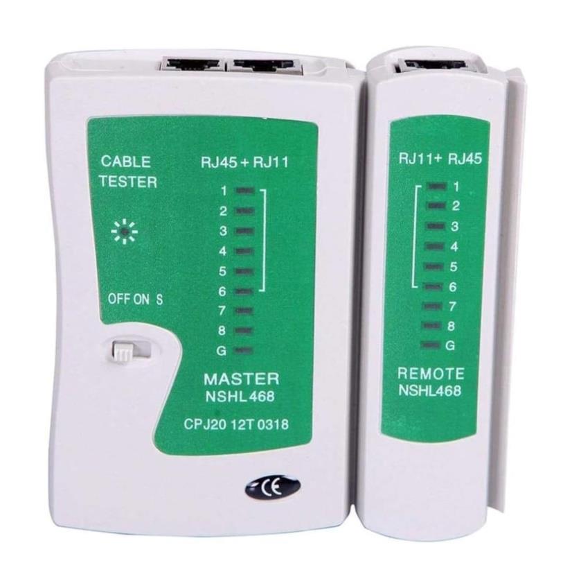 Rj11 Rj45 Cat5 Network Kablo Tester Test Kontrol Bağlantı Cihazı LEDli Rj11 Rj45 Cat5 Network Kablo Tester Test Kontrol Bağlantı Cihazı LEDli
