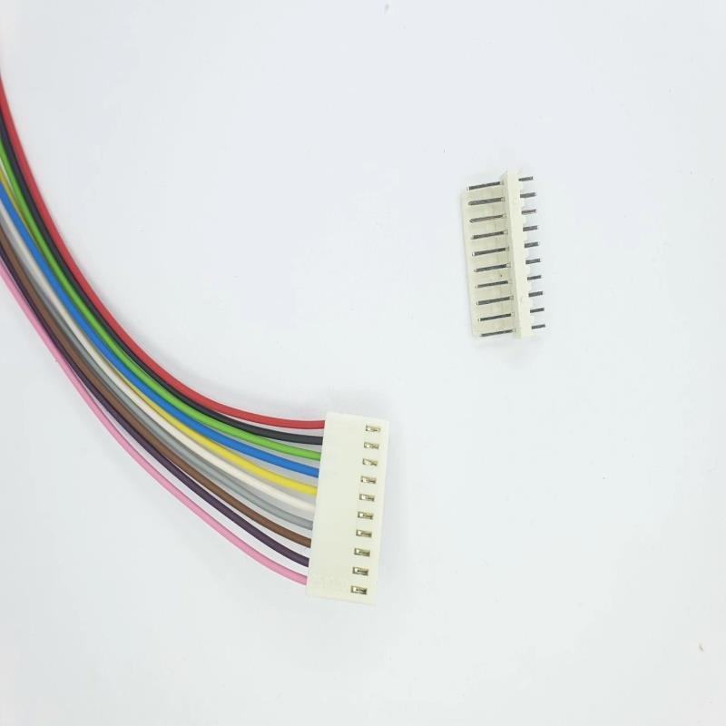 SANEC 2,54mm 10 Pin 2510 Kablolu Dişi Konnektör + 180D Erkek PCB Tipi 10cm - 0,25mm - Çift Taraflı SANEC 2,54mm 10 Pin 2510 Kablolu Dişi Konnektör + 180D Erkek PCB Tipi 10cm - 0,25mm - Çift Taraflı
