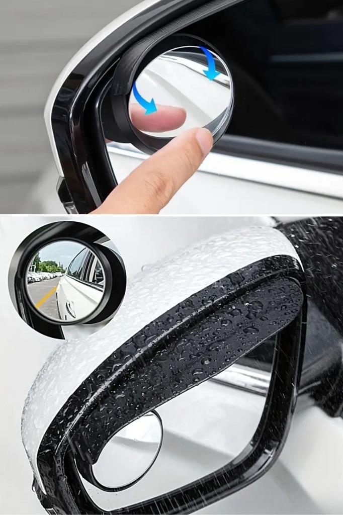 SANEC® 2 Adet Kendinden Aynalı Karbon Fiber Görünümlü Araba Yan Ayna Yağmur Koruyucuları Yağmur & Kar Kalkanı Visörler SANEC® 2 Adet Kendinden Aynalı Karbon Fiber Görünümlü Araba Yan Ayna Yağmur Koruyucuları Yağmur & Kar Kalkanı Visörler