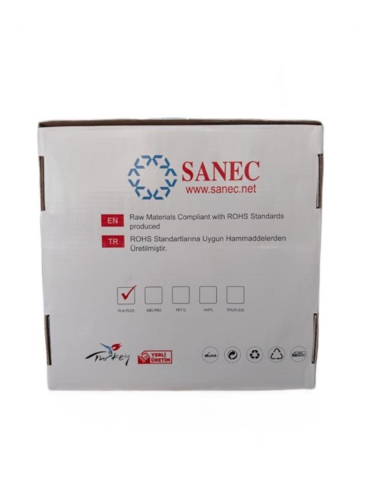 SANEC Filament PLA + 1.75mm 300gr. Plus - Siyah SANEC Filament PLA + 1.75mm 300gr. Plus - Siyah