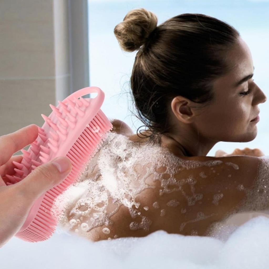 SANEC® Kendiliğinden Askılı Peeling ve Masaj Etkili Silikon Banyo Vücut Fırçası SANEC® Kendiliğinden Askılı Peeling ve Masaj Etkili Silikon Banyo Vücut Fırçası