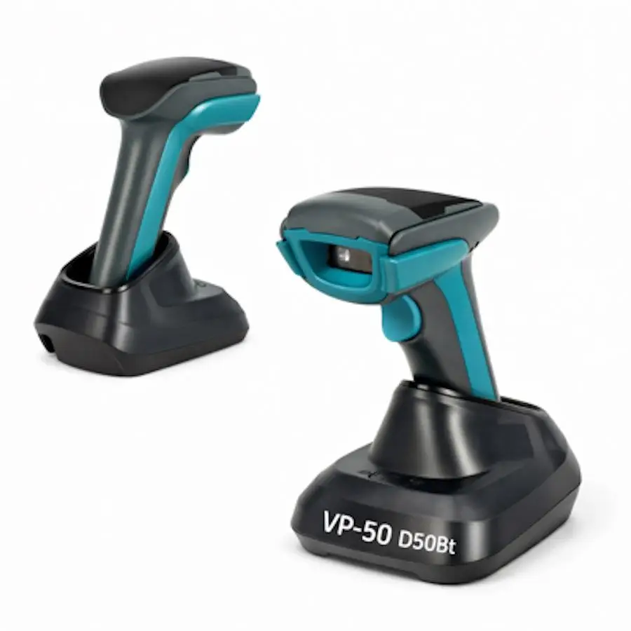 VP-50 D50Bt 2d Wireless Bluetooth El Tipi Barkod Okuyucu
