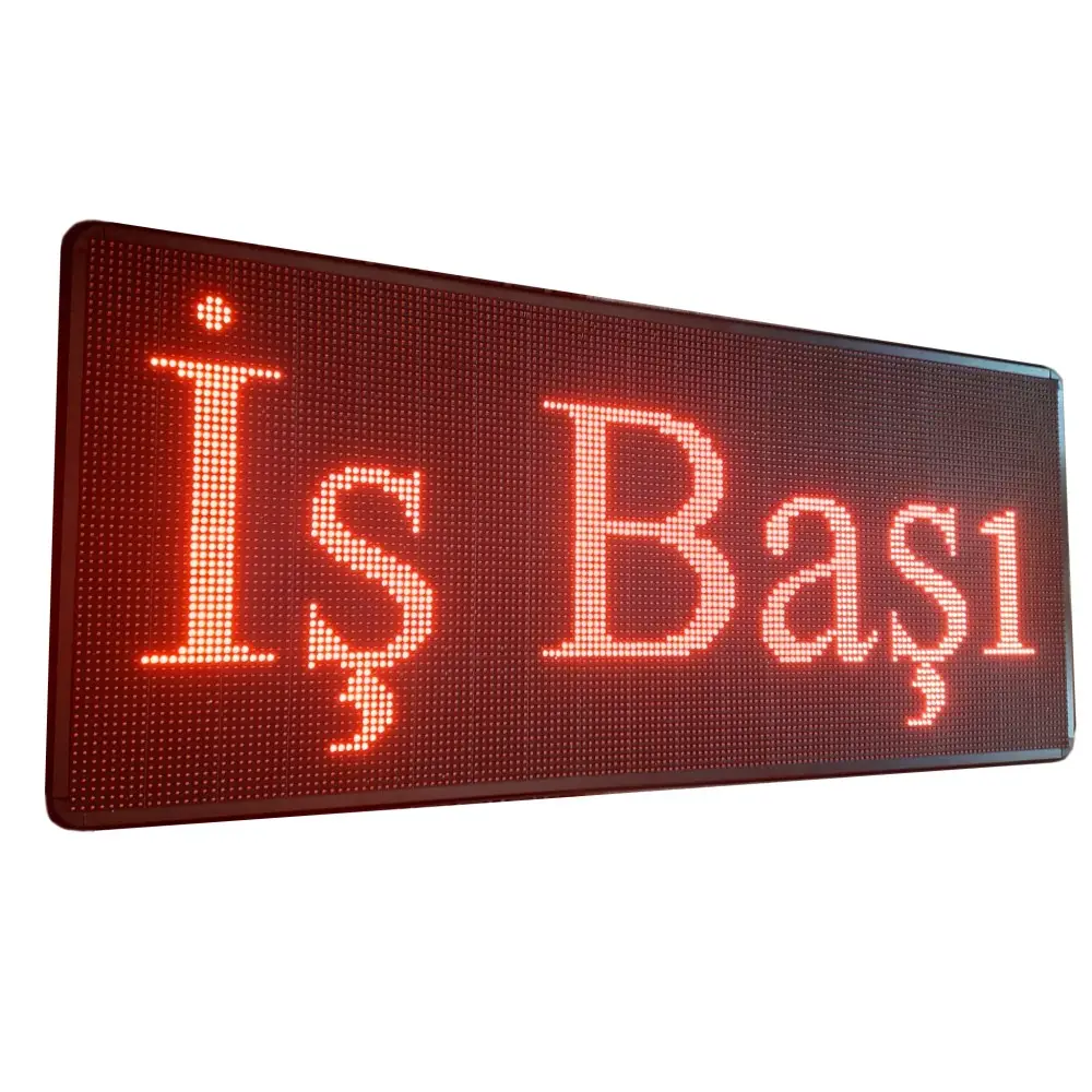 Zaman Ayarlı Fabrika Yemek Çay Molası İşbaşı Paydos Tabelası (Kasa: 70x166 cm)